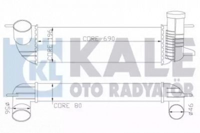KALE OTO RADYATOR 342385 -  Интеркулер
